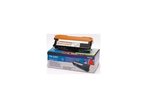 Toner BROTHER TN328C 6K blå 